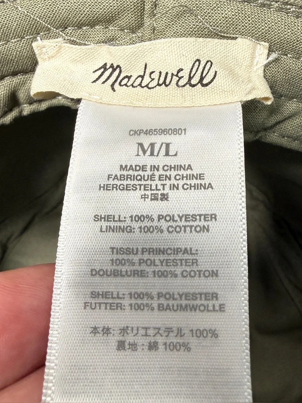 Madewell sage green